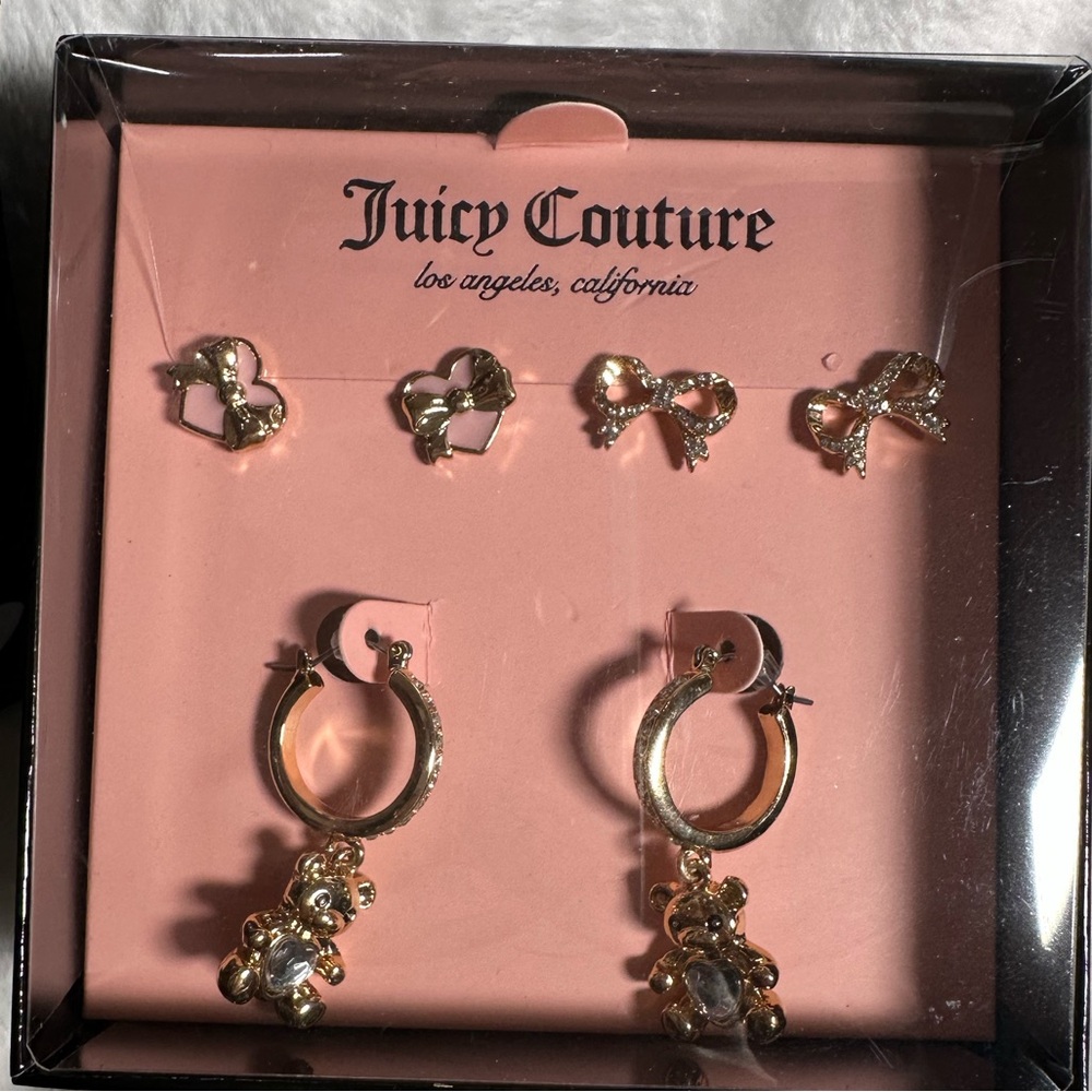 Juicy Couture Gold and Silver Earring Set